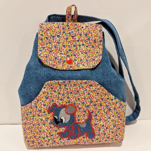 2/$20 denim floral shoulder bag - Picture 8 of 9